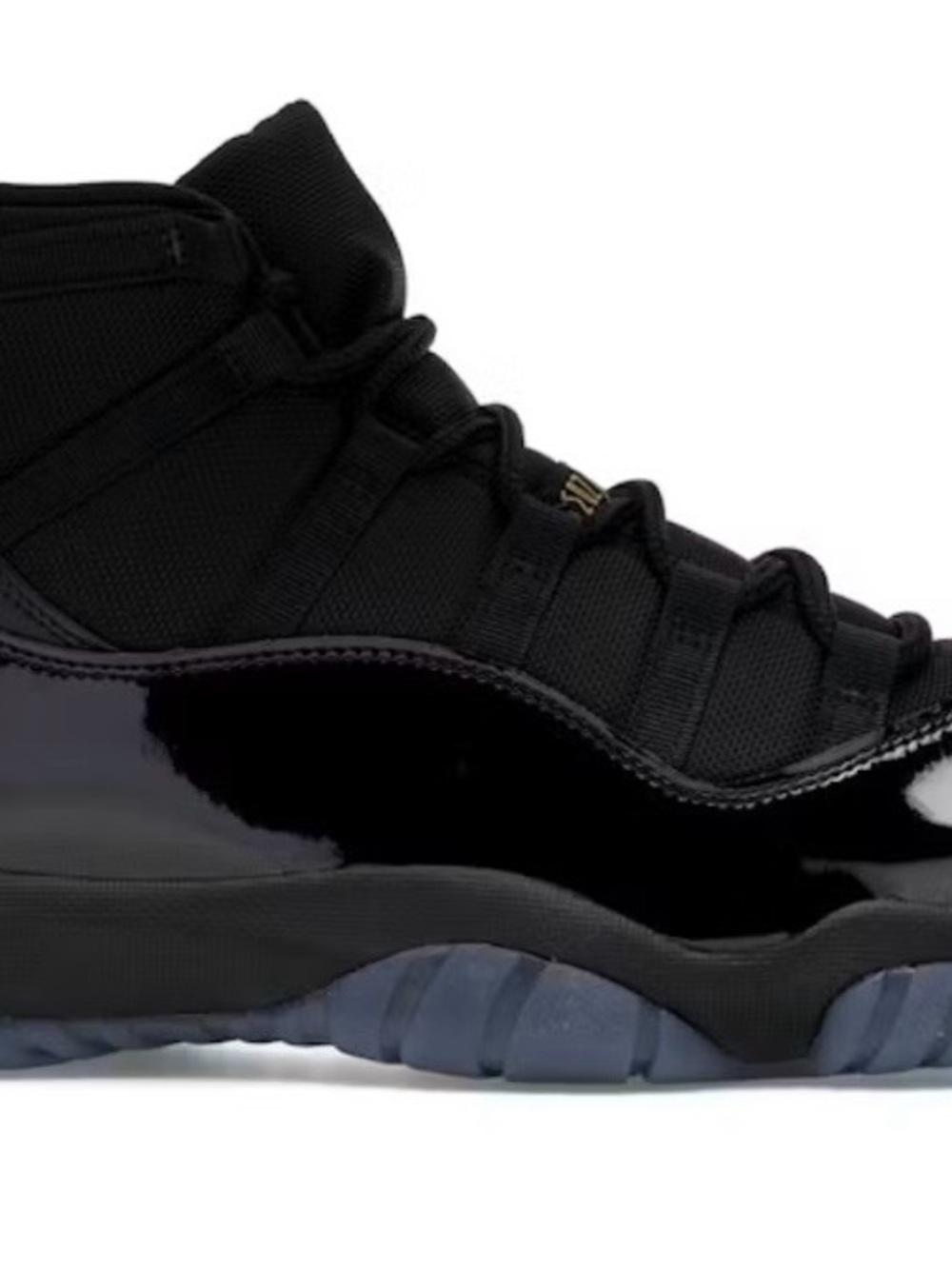 Jordan Men's Black Patent Leather High-Top Sneakers